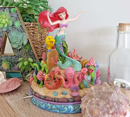 Disney Traditions Jim Shore Ariel Under The Sea Musical 4039073 Little Mermaid0