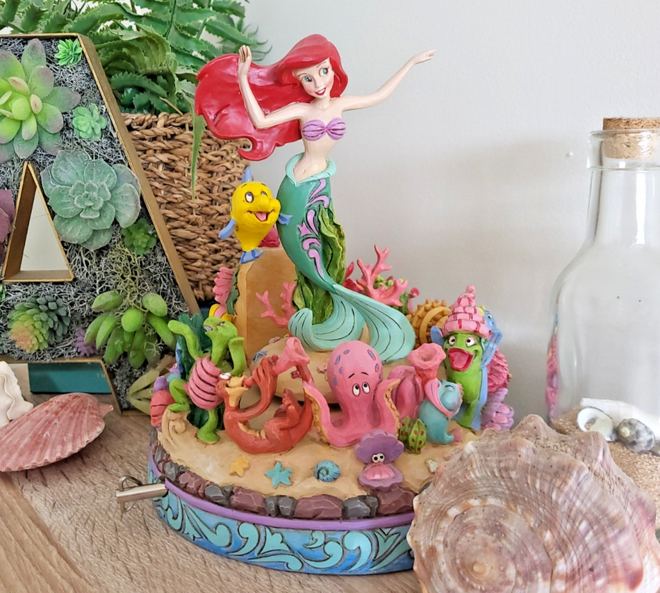 Disney Traditions Jim Shore Ariel Under The Sea Musical 4039073 Little Mermaid0
