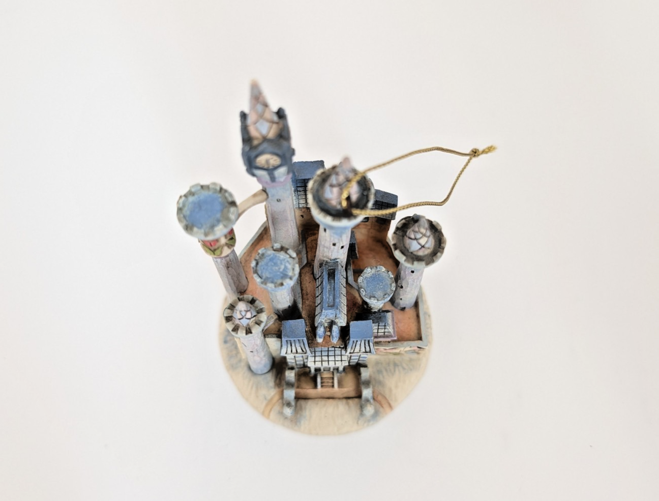 Disney Traditions Cinderella Castle hanging ornament A20410