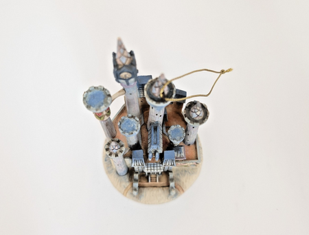 Disney Traditions Cinderella Castle hanging ornament A20410