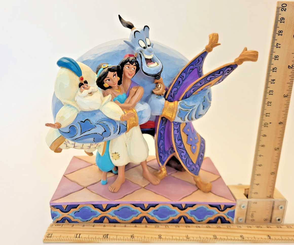 Disney Traditions Showcase Group Hug Aladdin Figurine Jasmine Abu Jim Shore16