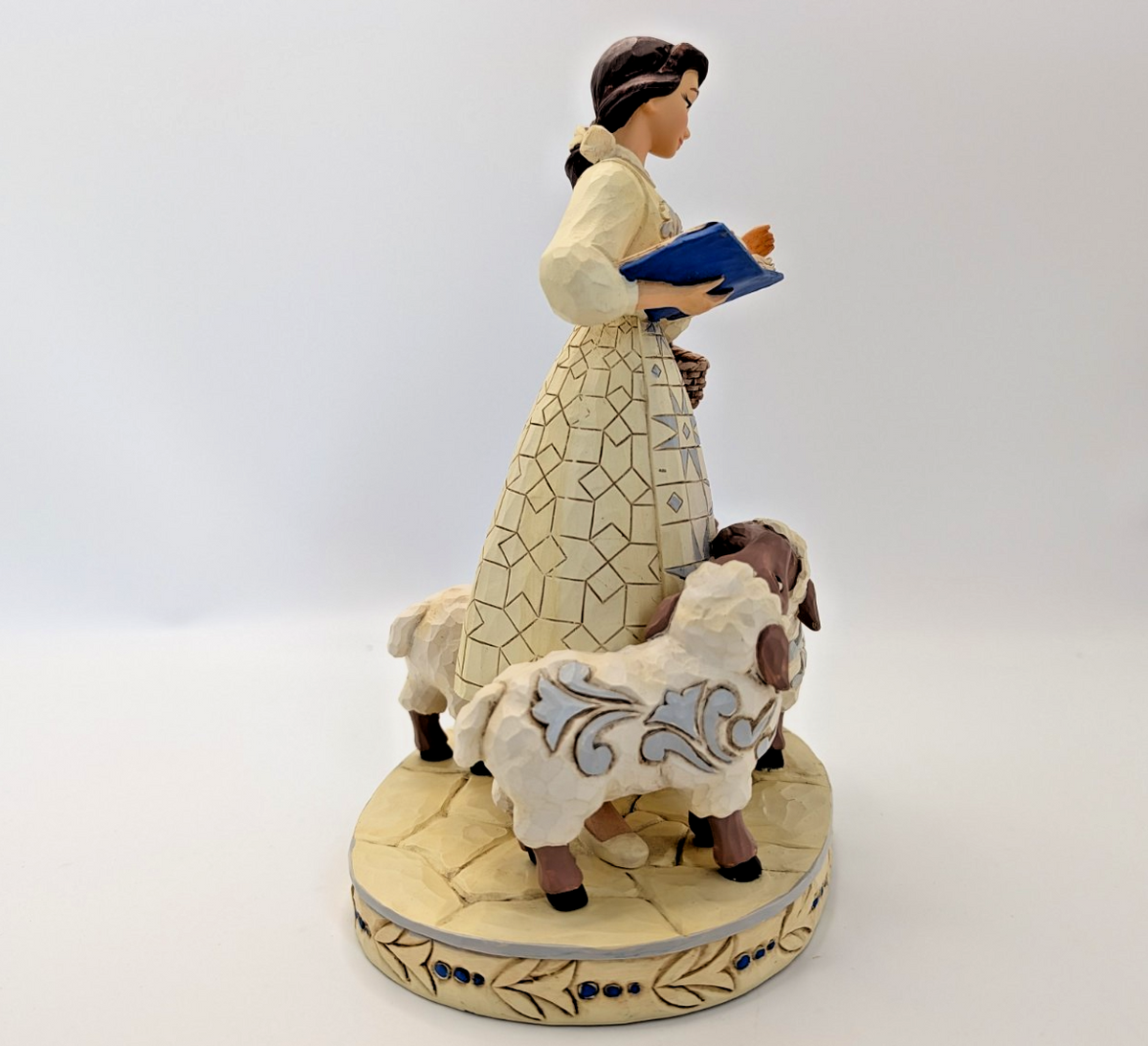 Disney Traditions Belle Bookish Beauty Figurine White Woodland Jim Shore8