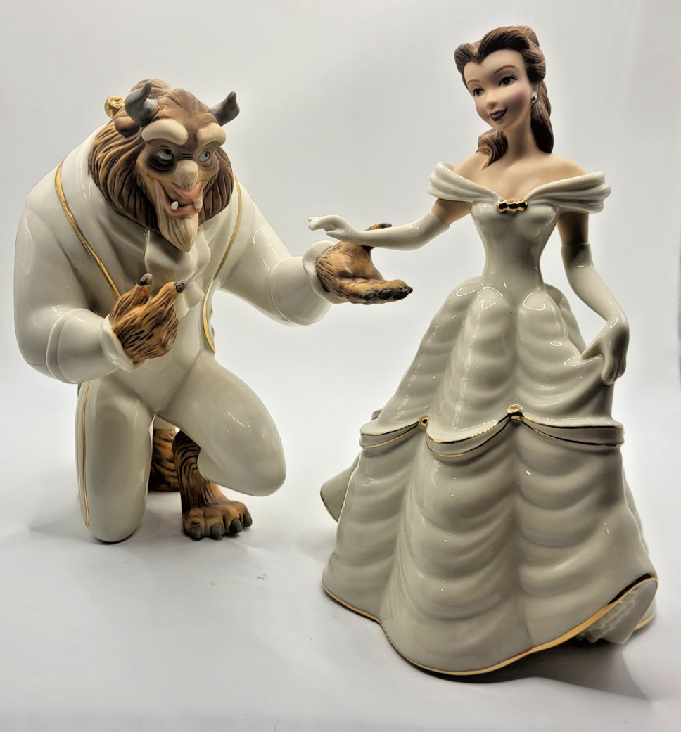 Lenox Belle Beauty & The Beast My Heart Is Yours Figurine Boxed & Certificate10