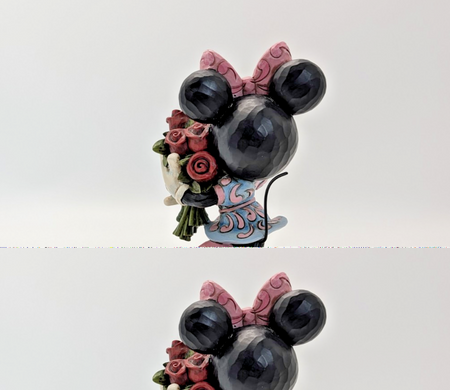 Disney Traditions Showcase Minnie La Vie En Rose Figurine With Flowers Boxed9