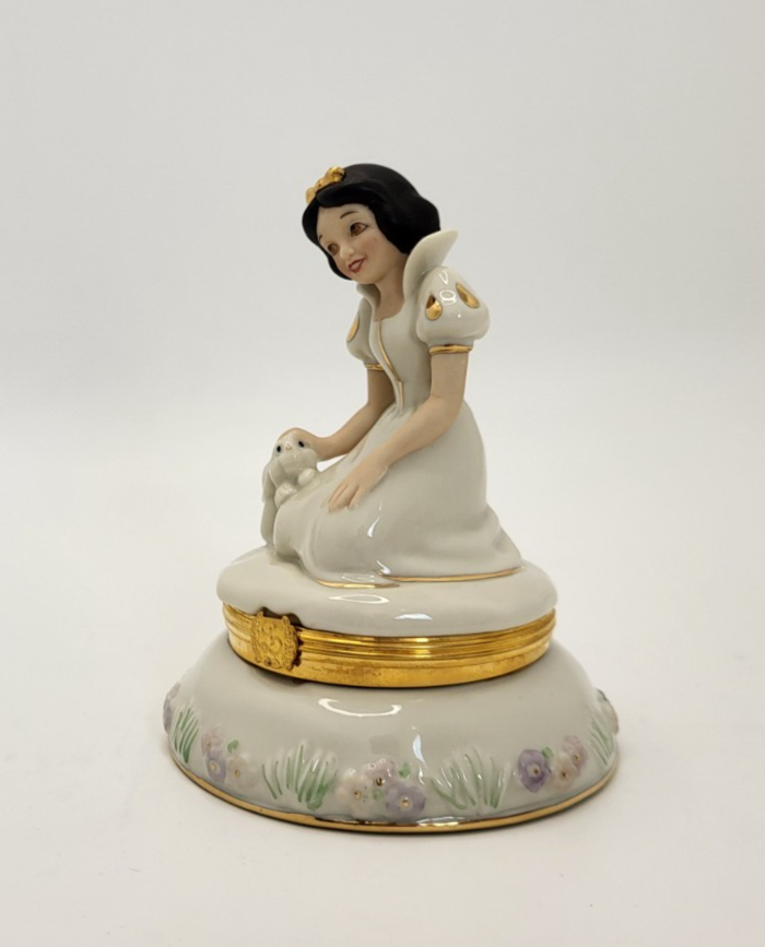 Lenox Disney Snow White Treasure Trinket Box 6126148 COMPLETE Boxed COA - Rare3