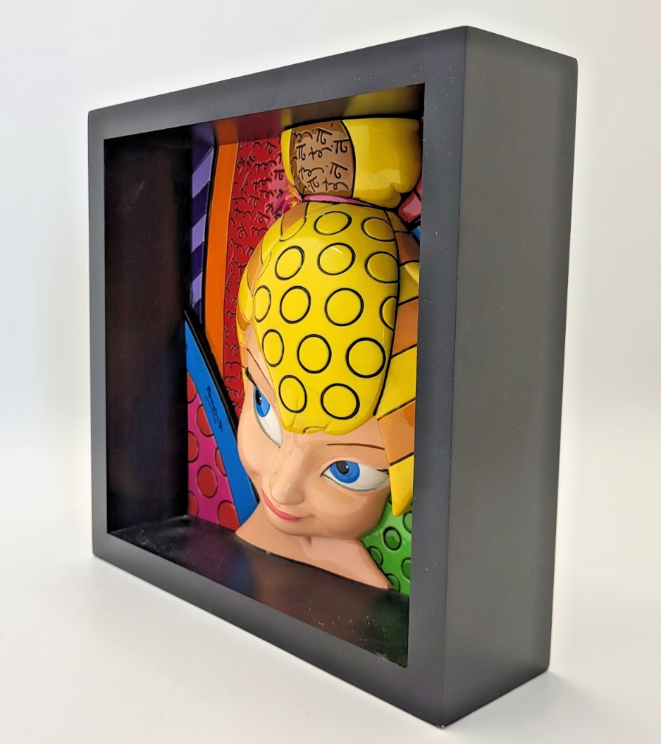 Disney Britto Tinker Bell Pop Art Block Figurine 4033868 Boxed 20123