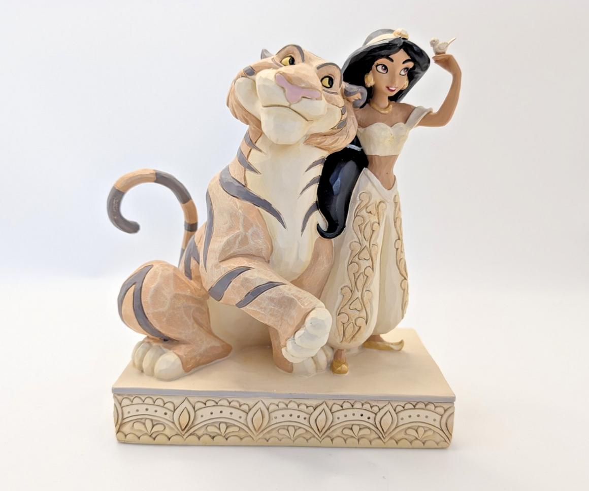 Disney Traditions Jasmine & Rajah Wondrous Wishes Aladdin Figurine Jim Shore3