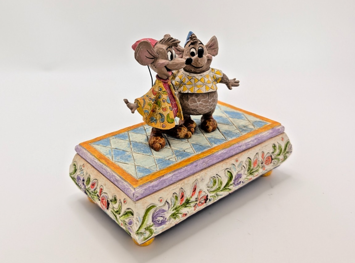 Disney Traditions Bosom Buddies Jaq and Gus trinket box 4007661 - product code detail
