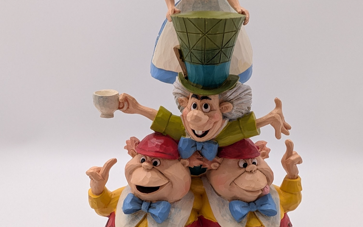 Disney Traditions Alice in Wonderland We're All Mad Here figurine photo 17