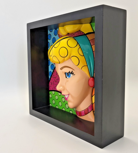 Disney Britto Cinderella Pop Art Block 4033869 Colourful Display Figurine Boxed3