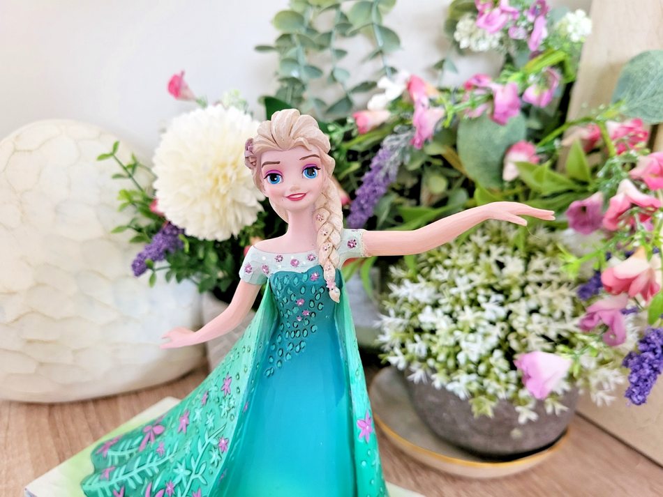 Disney Traditions Celebration Of Spring Figurine Elsa Frozen Ornament1