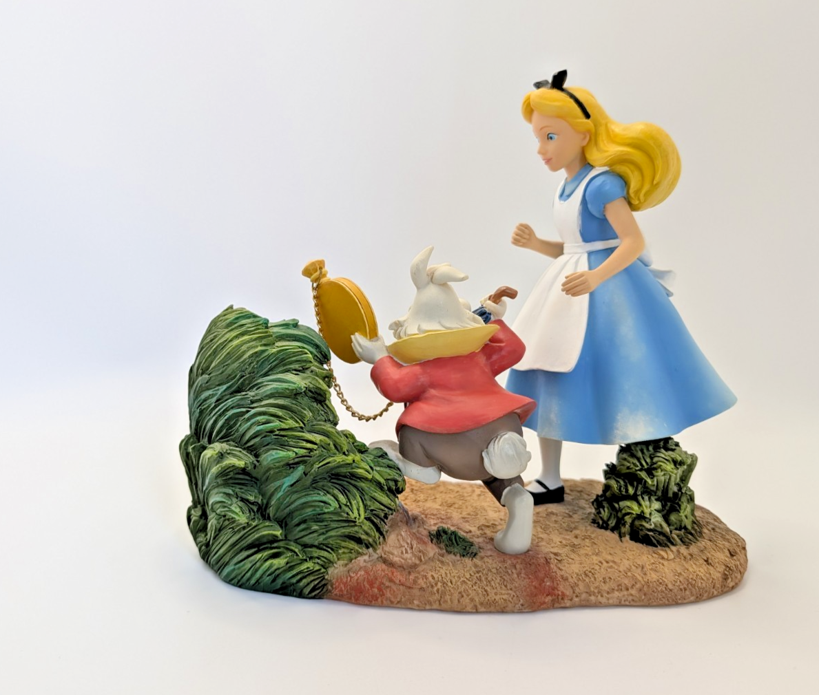 Disney Enchanting Collection Alice and White Rabbit Mr Rabbit Wait figurine photo 10