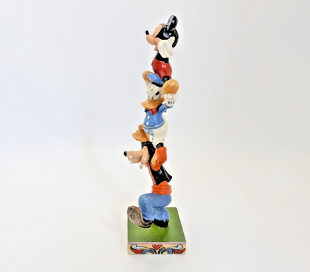 Disney Traditions Showcase Teetering Tower Figurine Mickey Mouse Donald Goofy3