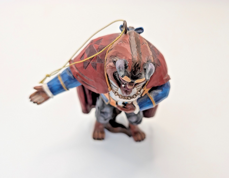 Disney Traditions Beast hanging ornament A21425 boxed - condition close-up