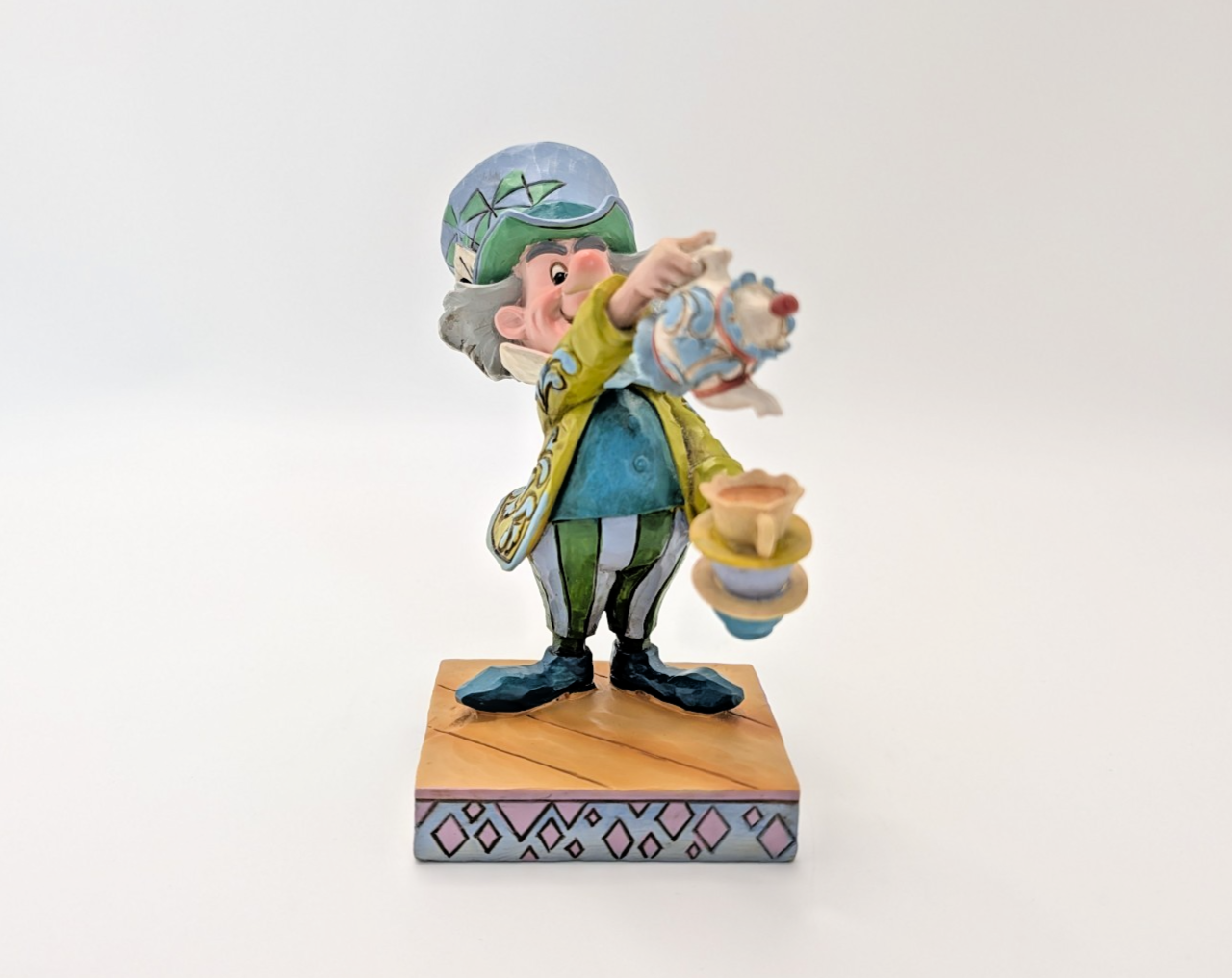 Disney Traditions Showcase Mad Hatter Figurine Spot Of Tea Alice In Wonderland15