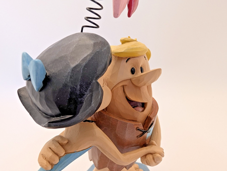 The Flinstones Jim Shore Barney & Betty Rubble Figurine Rubble Romance 405159516