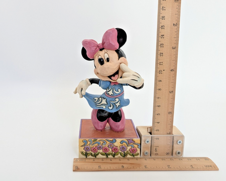 Disney Traditions Minnie Mouse Call Me Jim Shore figurine photo 13