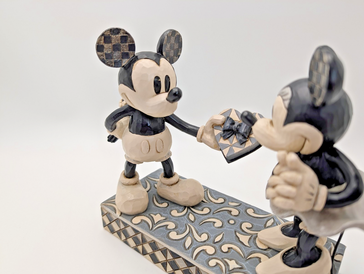 Disney Traditions Mickey Minnie Real Sweetheart Figurine Vintage Style Jim Shore18