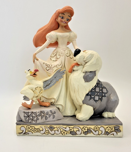 Disney Traditions Ariel Figurine Spirited Siren The Little Mermaid Max & Scuttle3