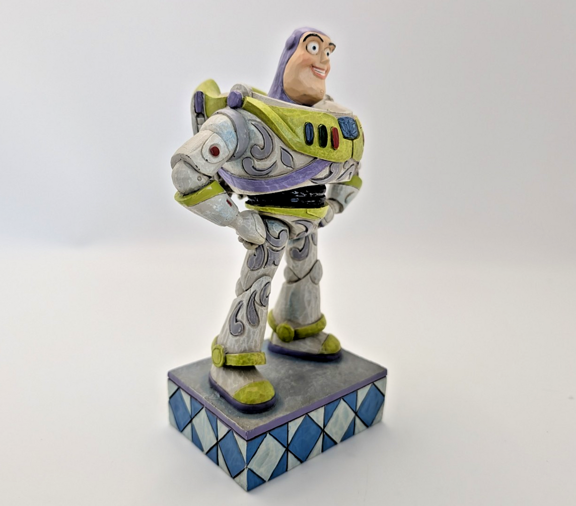 Enesco Disney Toy Story Buzz Lightyear Figurine 7" "To Infinity" 403149111