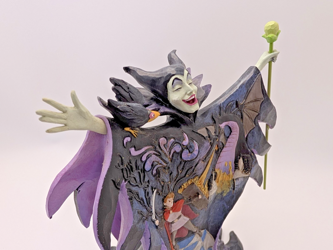 Disney Traditions Maleficent Malevolent Madness figurine 4055439 original box rear