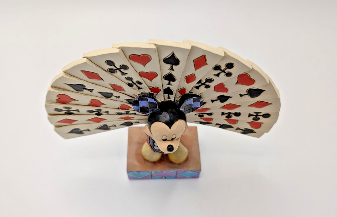 Disney Traditions Mickey Mouse All Decked Out Figurine Cards Collectable Boxed17