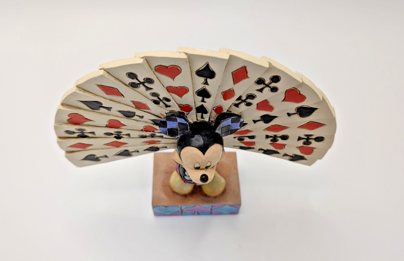 Disney Traditions Mickey Mouse All Decked Out Figurine Cards Collectable Boxed17