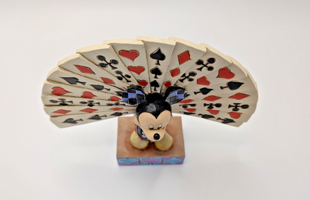 Disney Traditions Mickey Mouse All Decked Out Figurine Cards Collectable Boxed17