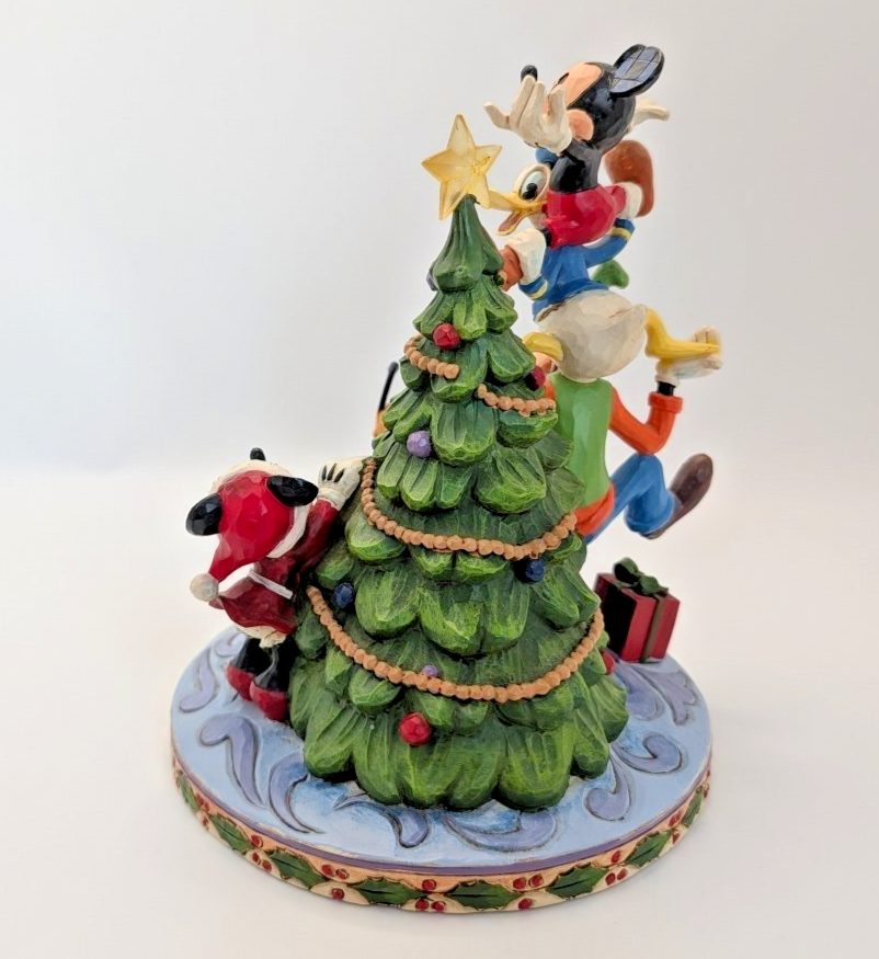 Disney Traditions Mickey and Friends Merry Tree Trimming 6008979 – reverse view