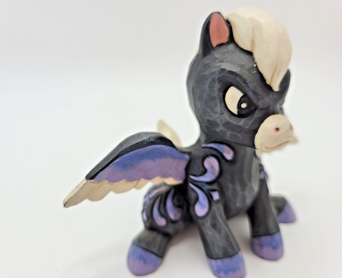 Disney Traditions Mini Pegasus Jim Shore Fantasia Black Pegasus Ornament 600096012