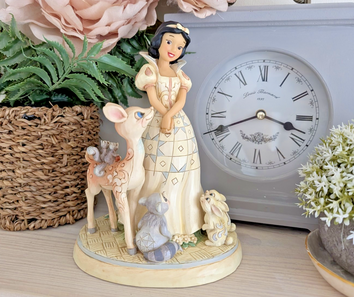 Disney Traditions Snow White Forest Friends White Woodland 6000943 boxed figurine