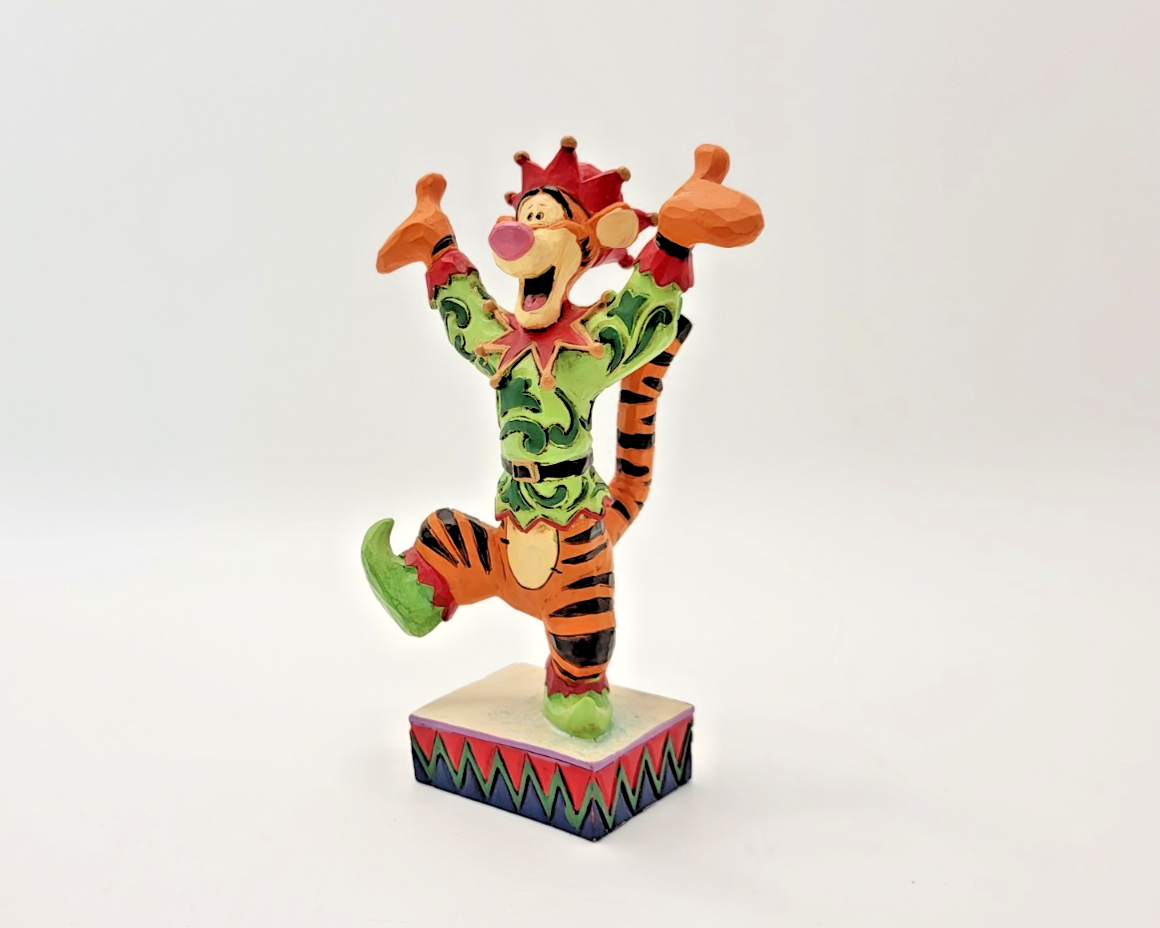 Disney Traditions Tigger Figurine Ecstatic Elf Ornament Jim Shore 60089833
