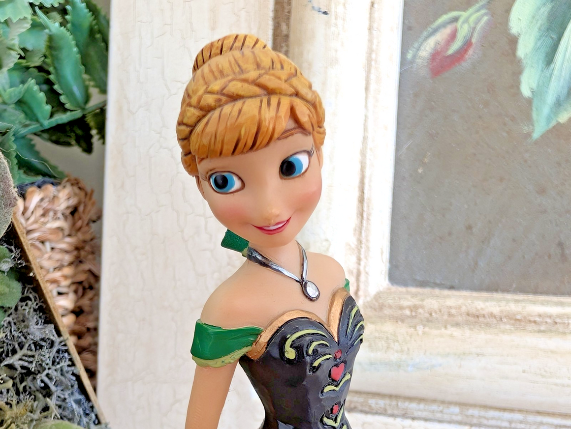 Disney Traditions Anna Arendelle Royalty 4048661 repaired Castle Dress figurine - view 3