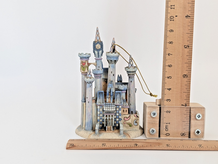 Disney Traditions Cinderella Castle hanging ornament A20410
