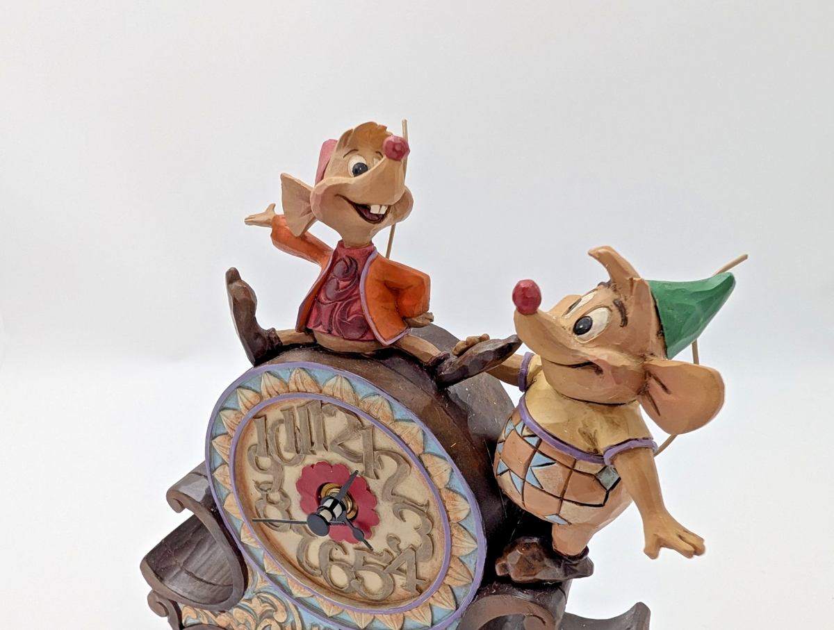 Alternate view of Disney Traditions Jaq and Gus A Stitch in Time clock 4039084