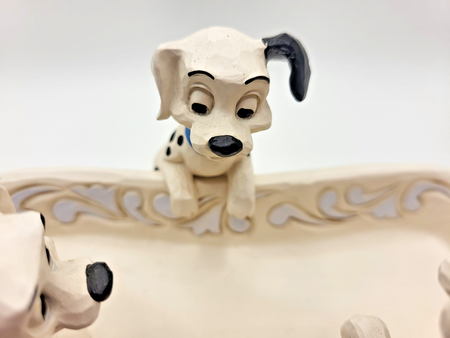 Disney Traditions 101 Dalmations Ornament 'Puppy Bowl' Jim Shore 60080607