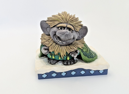 Side view of Grand Pabbie Disney Traditions Frozen figurine