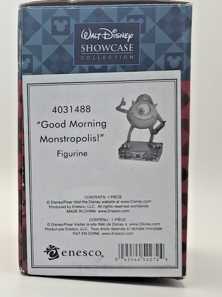 Disney Traditions Mike Figurine Monsters Inc Ornament Pixar Good Morning Boxed16