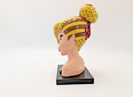 Disney Britto Tinker Bell Bust Figurine Colourful Pop Art 40338915