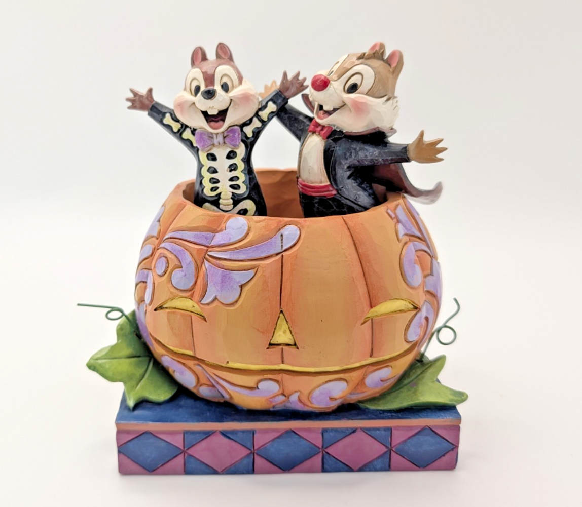 Disney Traditions Chip and Dale Tiny Tricksters Halloween figurine photo 5