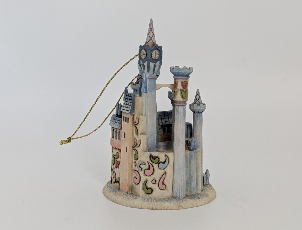 Disney Traditions Cinderella Castle hanging ornament A20410