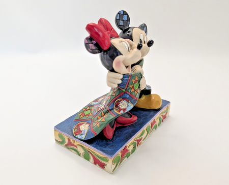 Disney Traditions Mickey & Minnie Mouse Warm Wishes Christmas Figurine Jim Shore11
