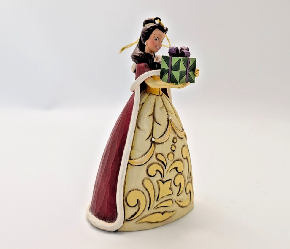 Disney Traditions Belle Beauty hanging ornament A21426 boxed - character face detail