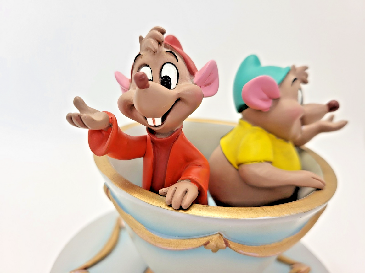 Disney Jaq And Gus Trinket Dish Disney Store Exclusive Cinderella Figurine13