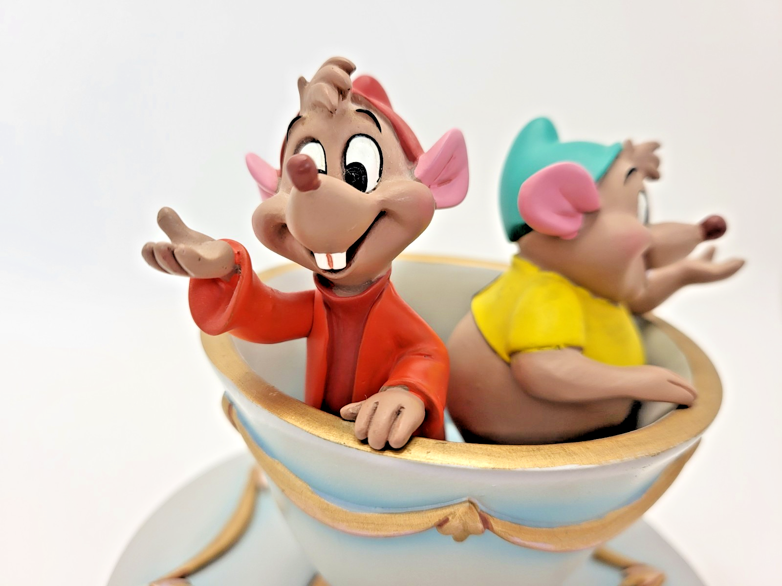 Disney Jaq And Gus Trinket Dish Disney Store Exclusive Cinderella Figurine13