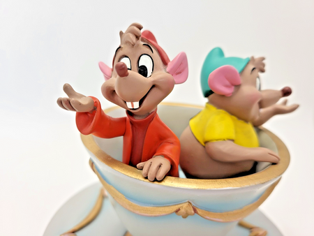 Disney Jaq And Gus Trinket Dish Disney Store Exclusive Cinderella Figurine13