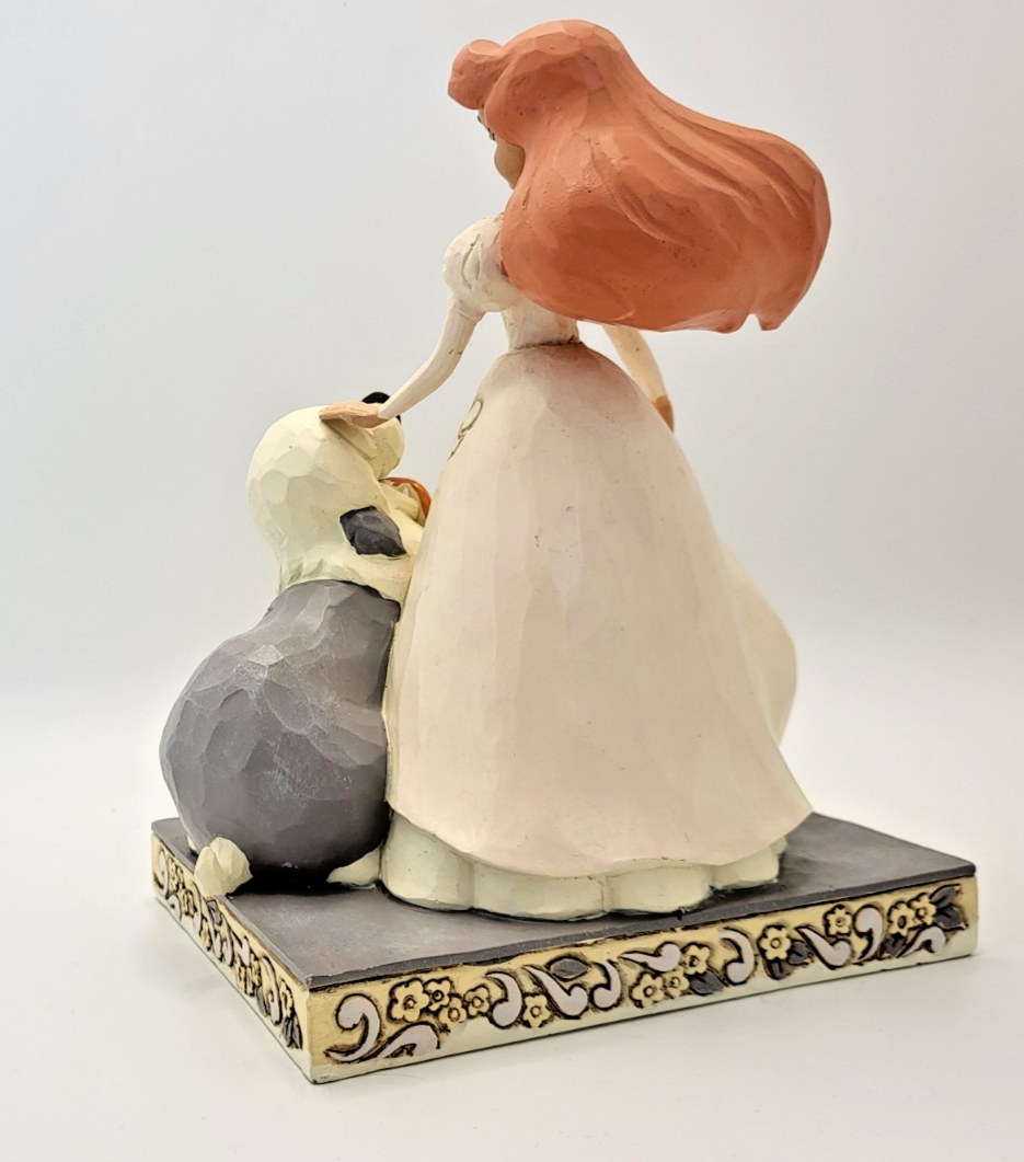 Disney Traditions Ariel Figurine Spirited Siren The Little Mermaid Max & Scuttle8