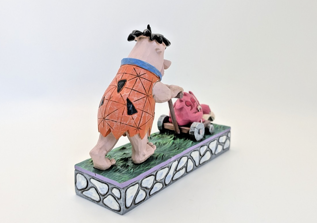 The Flinstones By Jim Shore Fred Flinstone Figurine Mower-a-saurus 405833312