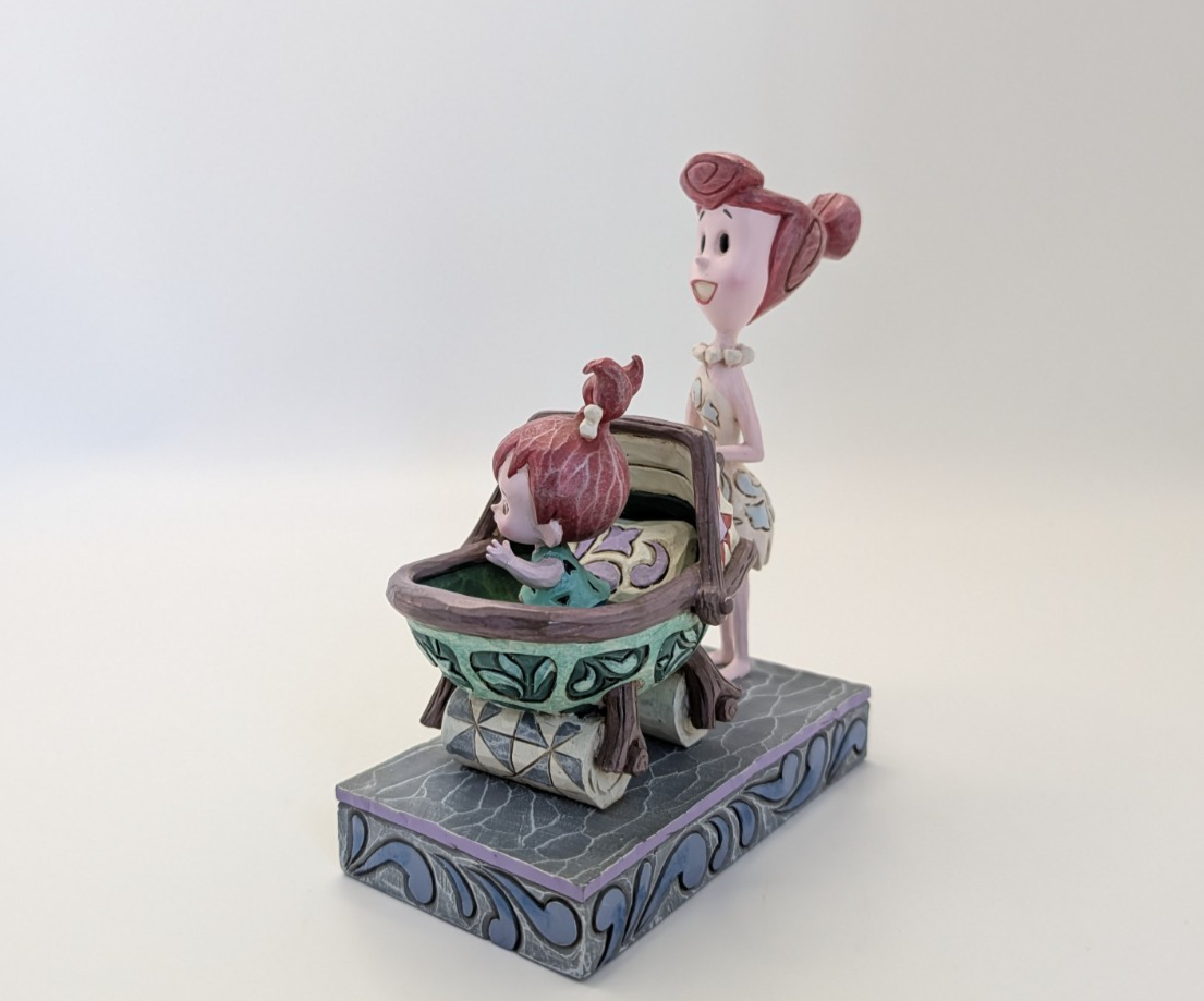 Jim Shore Flintstones Wilma and Pebbles Bedrock Buggy figurine 4058334 photo 8