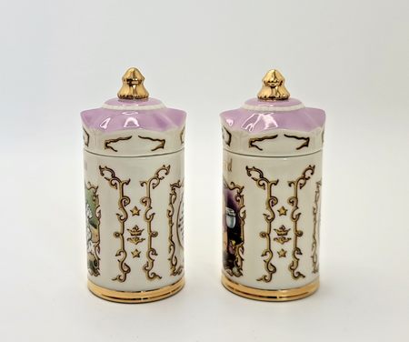 Lenox Disney Spice Jars  Pepper & Mustard  101 Dalmations & Winnie The Pooh BNIB4